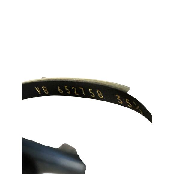 Saint Laurent NIB Cassandra Flat Sandal in Black Size 35.5 - Picture 8 of 11